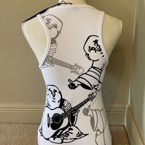 True Religion Buddha Stamp Goddess Tank Medium